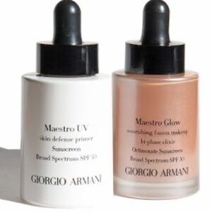 Giorgio Armani Beauty Maestro UV Skin Defense Primer and fluid sheer